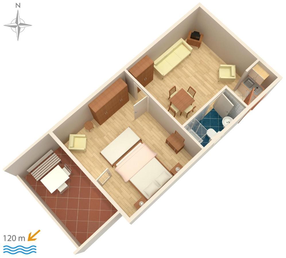 Apartments By The Sea Novi Vinodolski - 5558 外观 照片